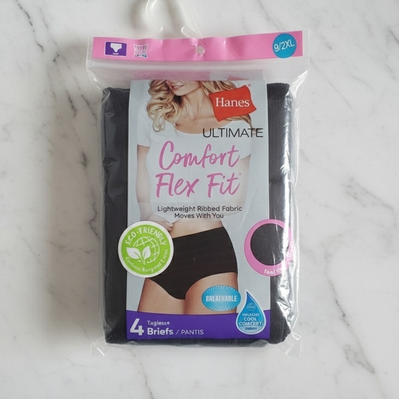 Hanes Other - Hanes Comfort Flex Fit Black Panties